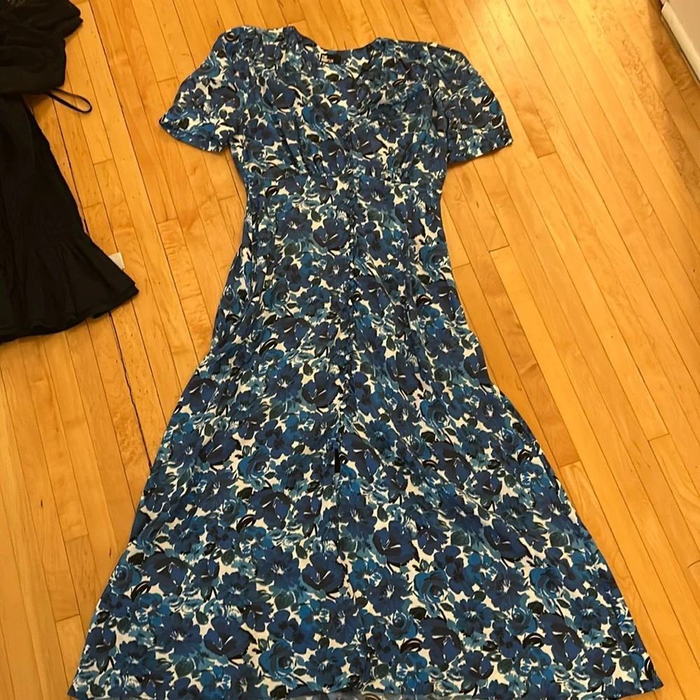 The Kooples Long printed dress with buttons - Picture 4 of 10